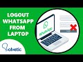 How to LOGOUT WHATSAPP LAPTOP Windows 11 - New Full Guide 2024
