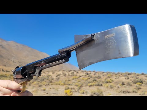Axe Gun - Splitting Bullets With The 1851 Navy