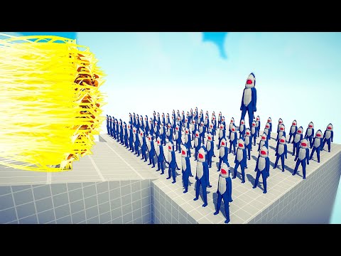 100x SHARKS + GIANT vs EVERY GOD - Totally Accurate Battle Simulator TABS