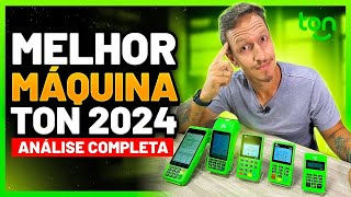 Qual a MELHOR MÁQUINA de Cartão TON em 2024 - Comparativo Na PRÁTICA