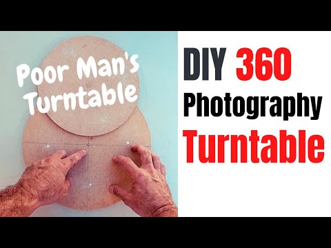 DIY 360 Photography Turntable | Poor Man's Turntable