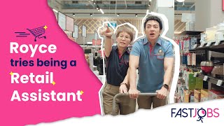 Think You Can Do A Better Job | Royce Tries Being A Retail Assistant At NTUC FairPrice