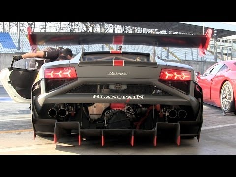 2013 Lamborghini Gallardo Super Trofeo Amazing V10 Sound