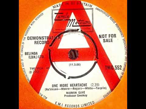 Marvin Gaye - One More Heartache - UK Tamla Motown Records Demo Released 11.03.66