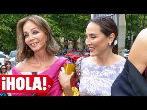 Primeras palabras de Isabel Preysler sobre el vestido de novia de Tamara y todo el revuelo originado