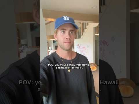POV: you moved away from Hawaii and traded it for this…