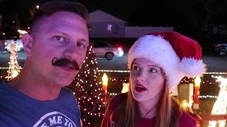 Checking Out Some Of The Biggest Christmas Light Displays In Orlando Neighborhoods!