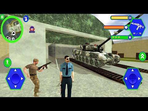 Police Miami Crime Vice Town Simulator - New Army Base #12 - Android Gameplay