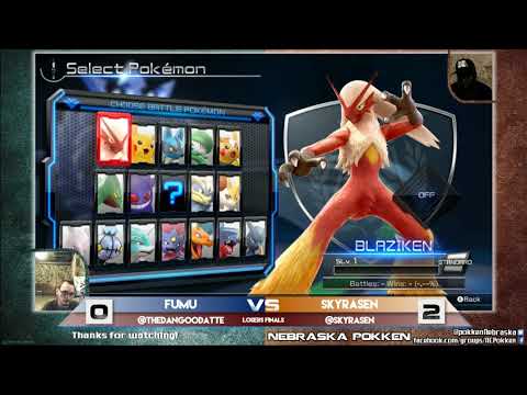 13 Fumu (Blaziken/Lucario) vs SkyRasen (Machamp) - Pokken at Underground - 08/29/17