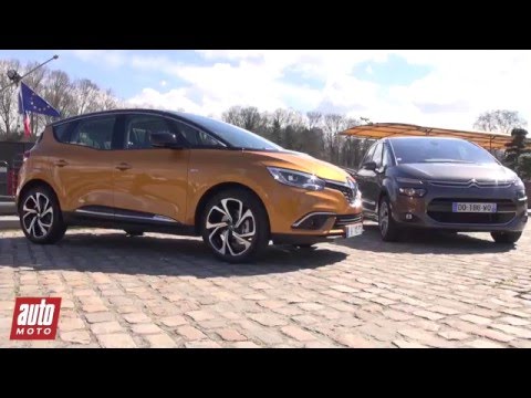 2016 Renault Scenic 4 vs. Citroën C4 Picasso [COMPARATIF] : intérieur, design...