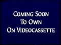 Coming Soon To Own Videocassette
