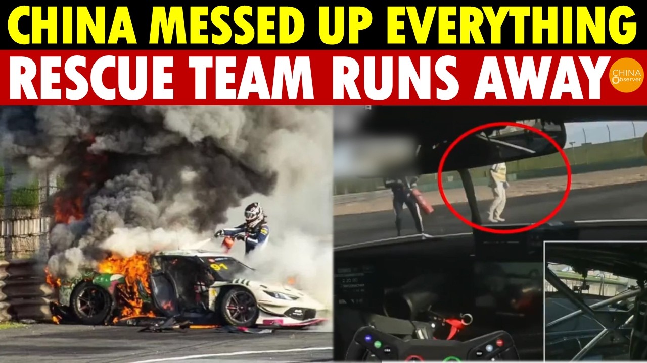 China GT’s Most Embarrassing Moment: 3 Cars Crash, Rescue Team Runs Away, Ambulance Driver Sleeps