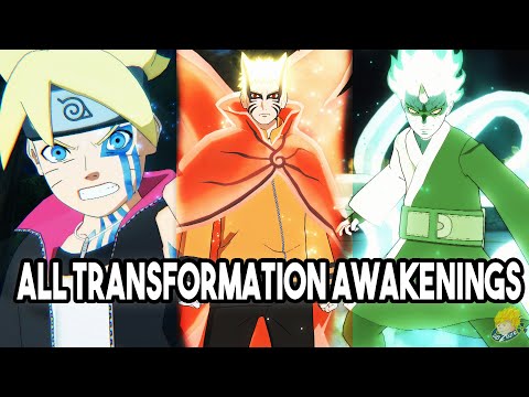 Naruto Storm Connections - All Transformations Awakenings (4K 60FPS)