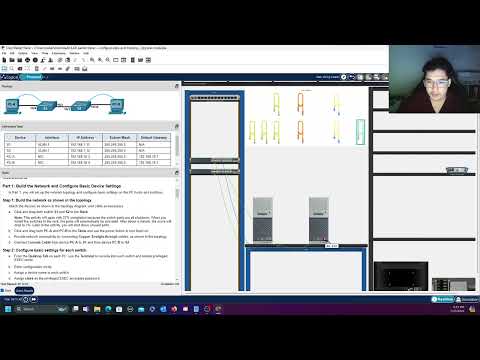 Walkthrough 3.4.6 Packet Tracer – Configure VLANs and Trunking