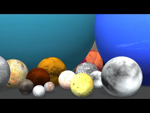 Got balls Reimagine!  Planet size comparison! 