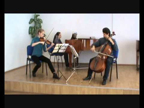 Boris Tchaikovsky piano trio mvt 1(Борис Чайковский трио ч1)
