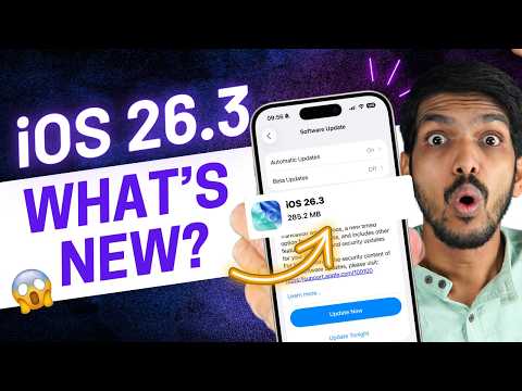 iOS 26.3 Released - What's New in Hindi?