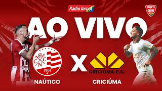 NÁUTICO X CRICIÚMA — AO VIVO | Série B do Campeonato Brasileiro (17.03.26)