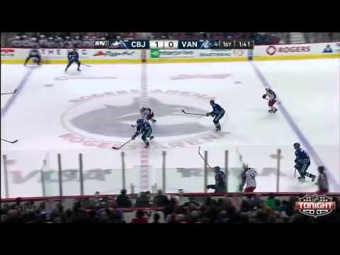 Canucks vs Blue Jackets Highlights 11/22/13