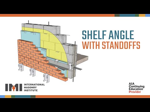 A.30 Shelf angles with standoffs