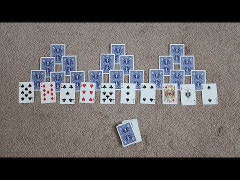 How to play Tri-Peaks - a Solitaire Tutorial! - YouTube