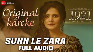 Sun Le Zara 1921 Karaoke Sun Le Zara Song Lyrics Sun Le Zara Song Karaoke With Lyrics Horror Movie