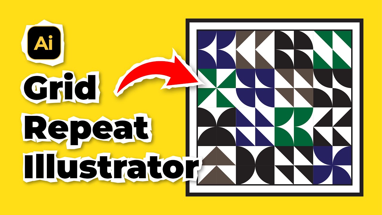 Mastering Grid Repeat in Illustrator