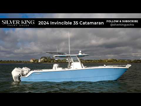2024 Invincible 35 Catamaran Nordic Blue Video