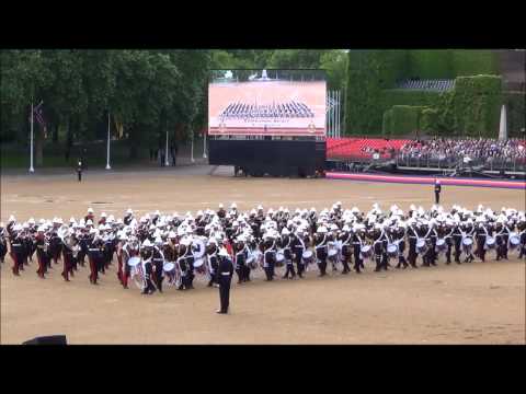 Massed Bands of H.M. Royal Marines Beating Retreat 2014 part 2