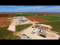 Drone view of West Texas oil field / Permian Basin