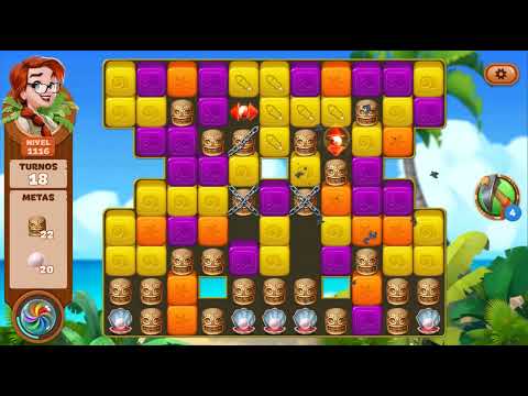 Lost Island Level 1116 Gameplay