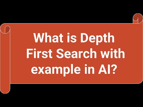 What is Depth First Search DFS with example in AI Uninformed Search in AI Urdu Hindi