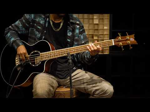 Ortega D8CE-4 Deep Series 8 Spruce Top Mahogany Neck Medium Scale 4-String Acoustic-Electric Bass Guitar image 21
