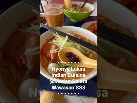Deliciosa delícia local | Nyonya Laksa + Cozinha Indiana @Medan Selera Wawasan SS3
