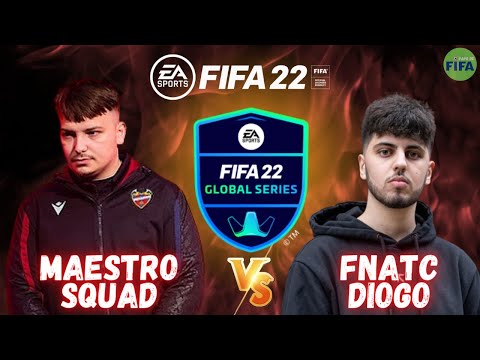 MAESTRO SQUAD VS FNATC DIOGO - FIFA 22 GLOBAL SERIES QUALIFY | PRÓ VS PRÓ