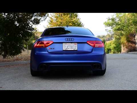 Audi RS5 Akrapovic w/Non Res Downpipes