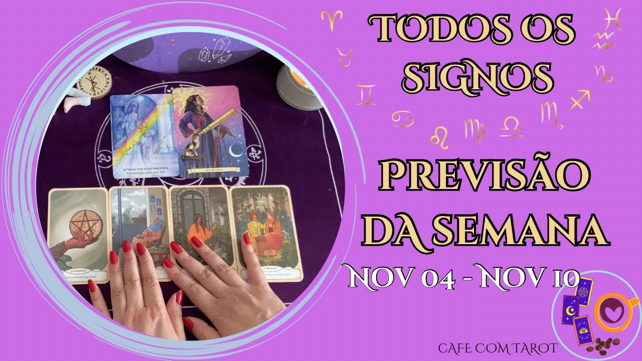 Previsão de Tarot Semanal: Libra ♎️, Escorpião ♏️ e Sagitário ♐️