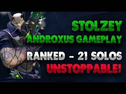 UNSTOPPABLE! MASTERS RANKED ANDROXUS GAMEPLAY! 21 Solo Kills - STOLZEY