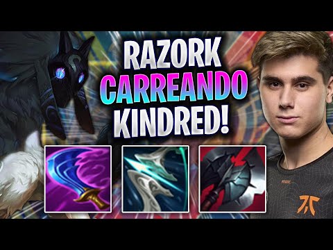 RAZORK CARREANDO CON KINDRED! - FNC Razork Juega Kindred Jungla vs Graves! | Season 2023