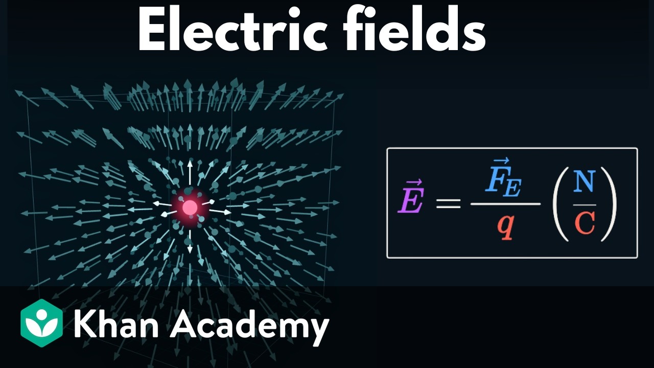 Electric fields (part 1) | AP Physics | Khan Academy
