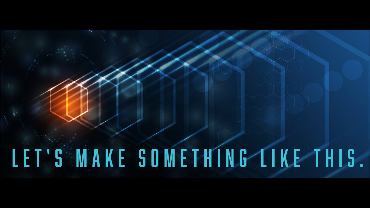 Hexagon abstract background in adobe illustrator. Lets make something like this