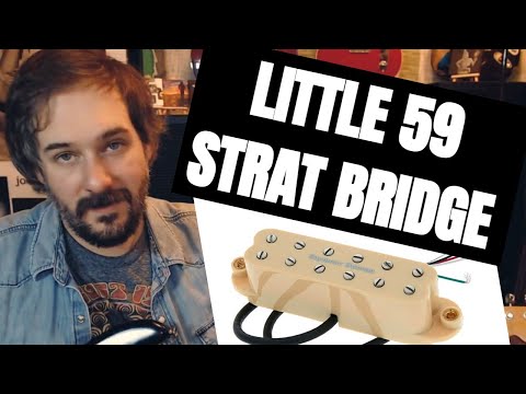 Seymour Duncan Little '59 Single Coil Sized Humbucker SL59 Stratocaster Bridge Pickup Demo / Review