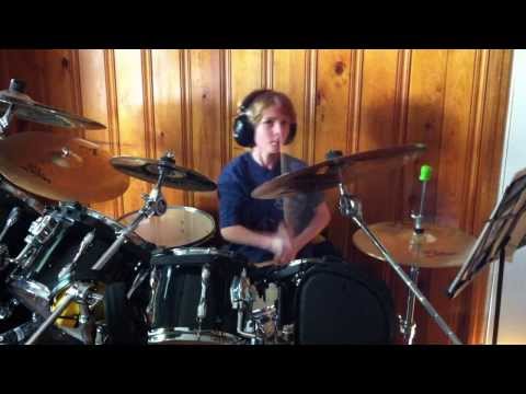 Insane Drum Cover of Minecraft Parody Song!