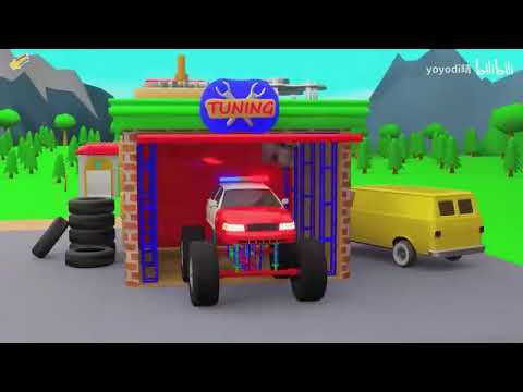 Baby Shark + Magic Buttons and Colorful Trucks Learn Colors