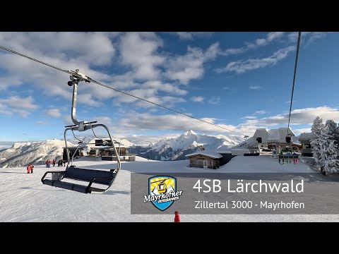 4er Lärchwald (Winter) Full Ride - Mayrhofen | Built by Doppelmayr in 1991