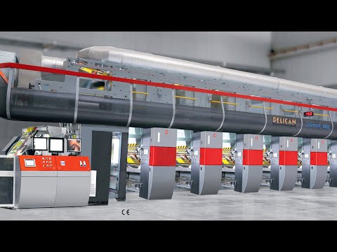 Pelican Solomark 6450 - Rotogravure Printing Press