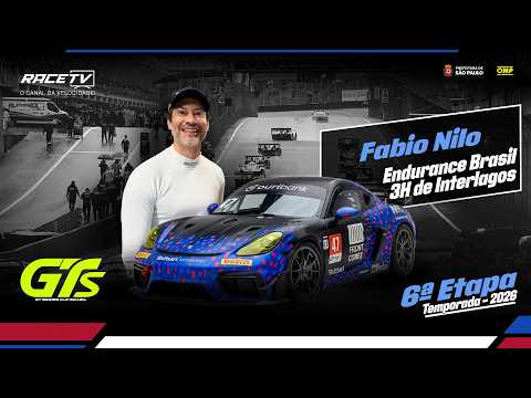 Fábio Nilo logo após o GP 3h de Interlagos do Endurance Brasil, válido pelo GTSeries CUP Br, 2026