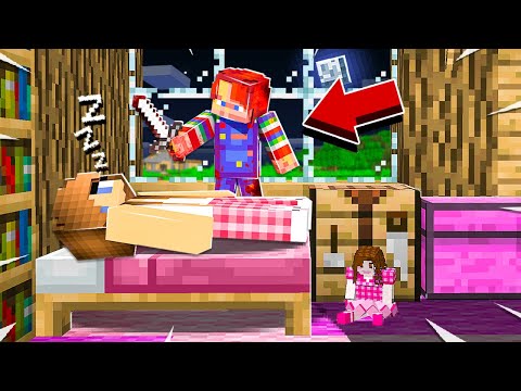 Her Minecraft Doll Comes To Life at NIGHT... *SCARY*