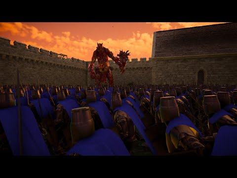 Heavy Knights' Fortress vs 2,105,000 CHAOS MURADOR ARMY - Ultimate Epic Battle Simulator 2 | UEBS 2