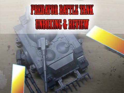Horus Heresy Predator Battle Tank - Unboxing and Review
